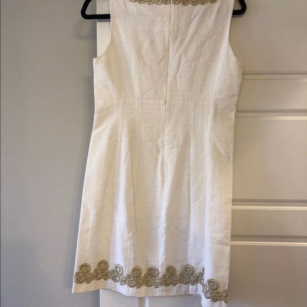 White And Gold Lilly Pulitzer Dress